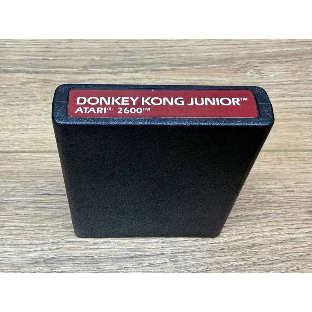 Donkey Kong Junior (Atari 2600, 1988) Complete CIB w/ Manual Warranty Card & Box